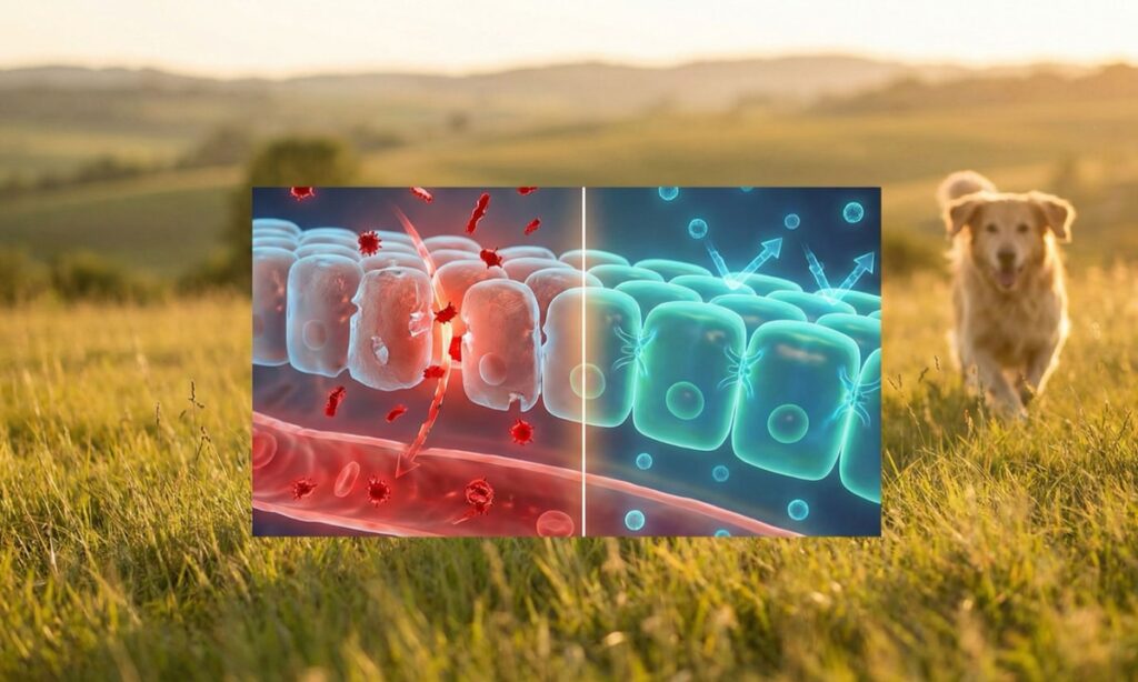 Sezonska alergija pri psu in črevesna flora